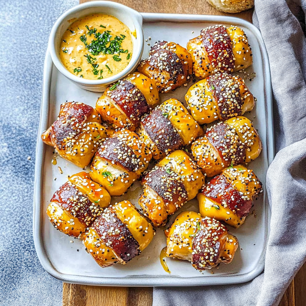 Recipe preparation for Mini Pigs in a Blanket