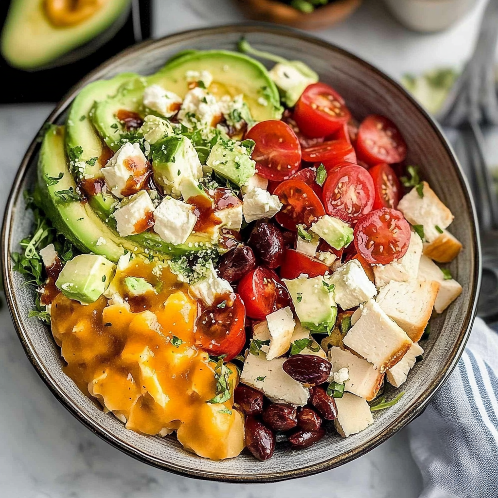 Recipe preparation for Cobb Salad