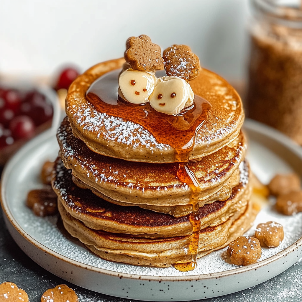 Recipe preparation for Gingerbread Pancakes