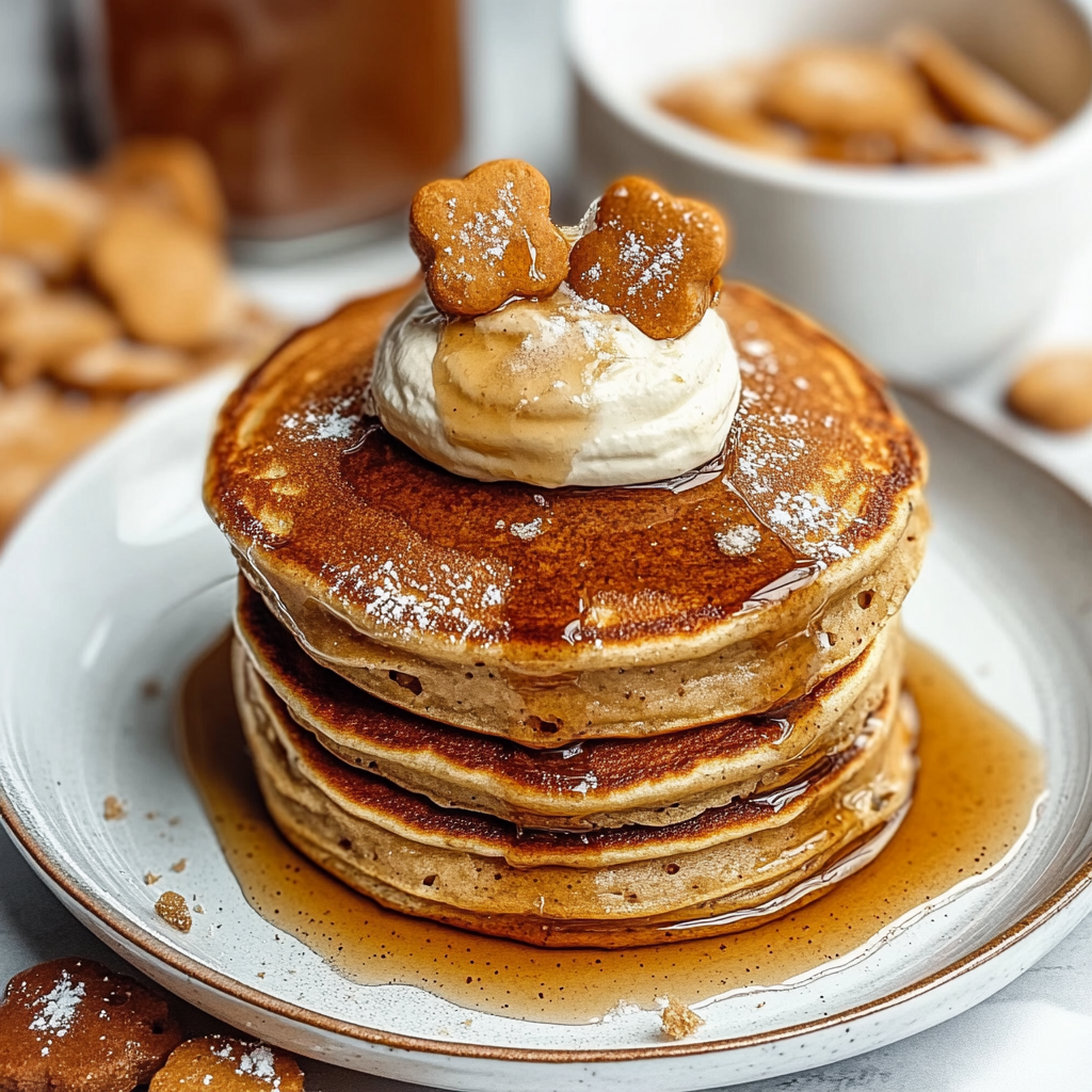 Recipe preparation for Gingerbread Pancakes