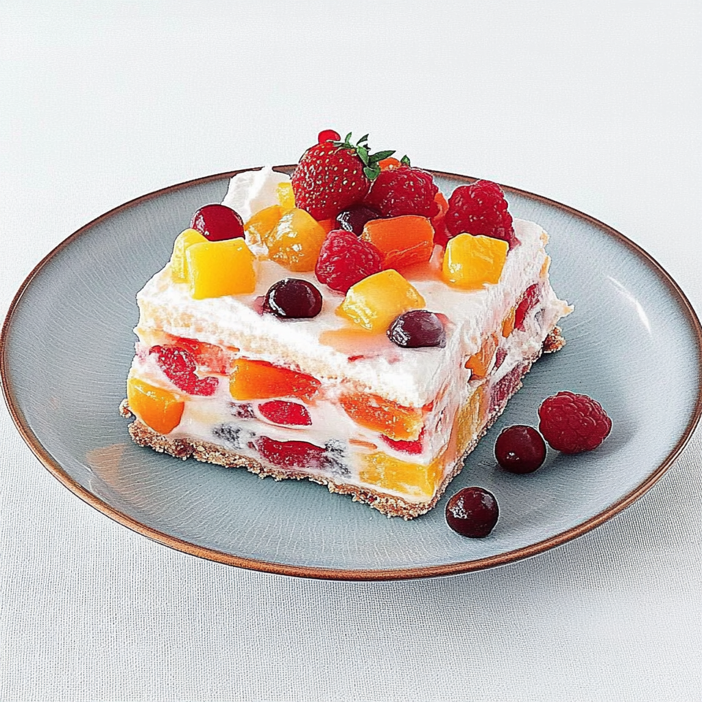Recipe preparation for Iced Fruit Cake