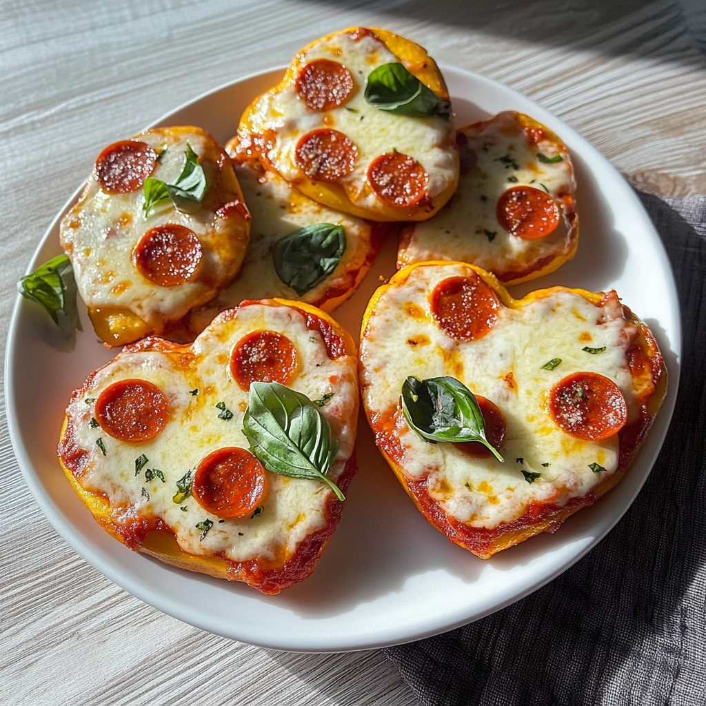 Recipe preparation for Heart-Shaped Mini Pizzas with Mozzarella & Basil