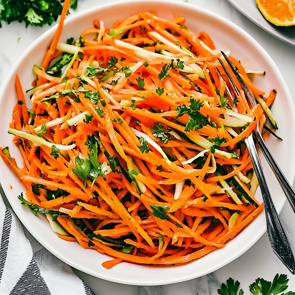 Recipe preparation for French Carrot Salad