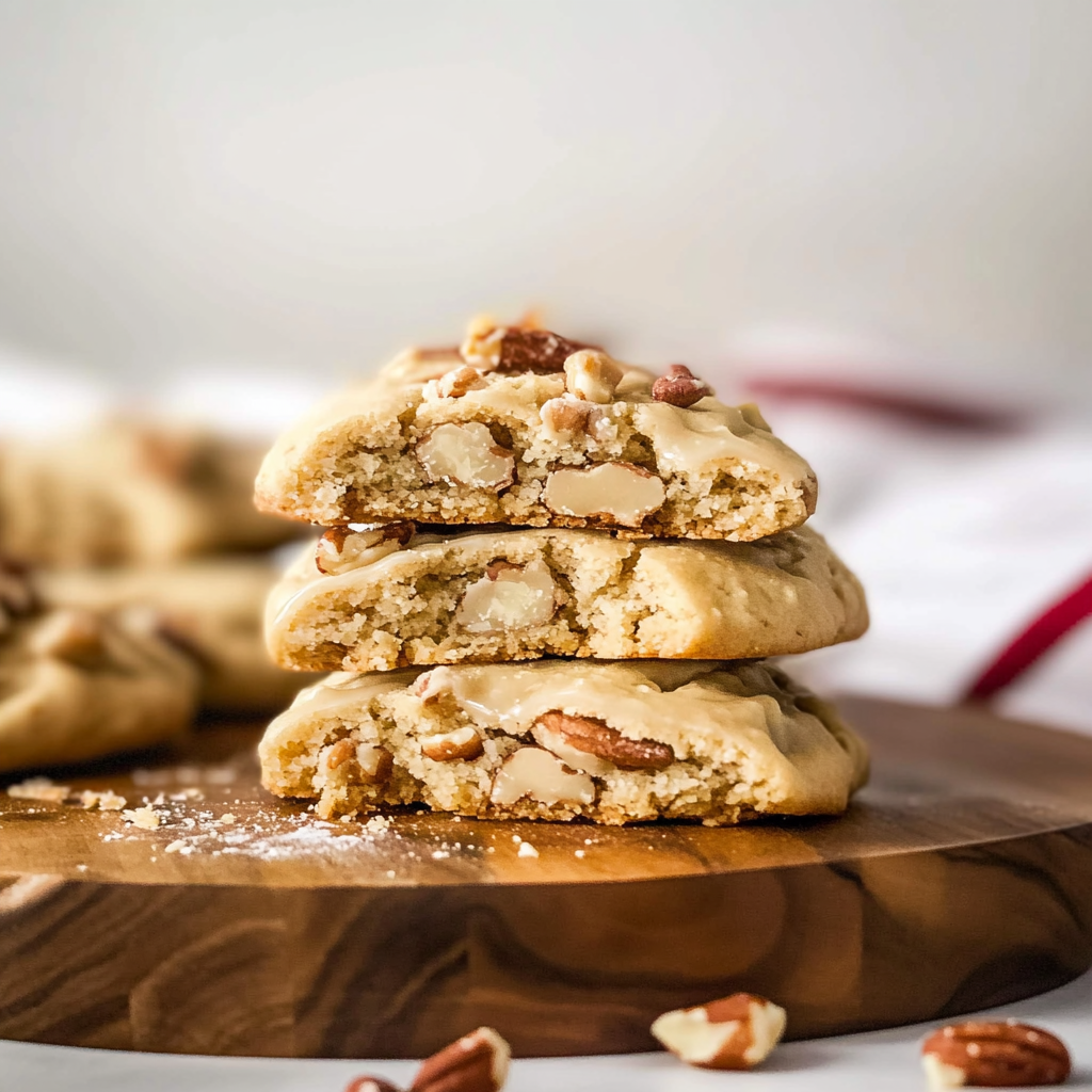 Recipe preparation for Praline Cookies