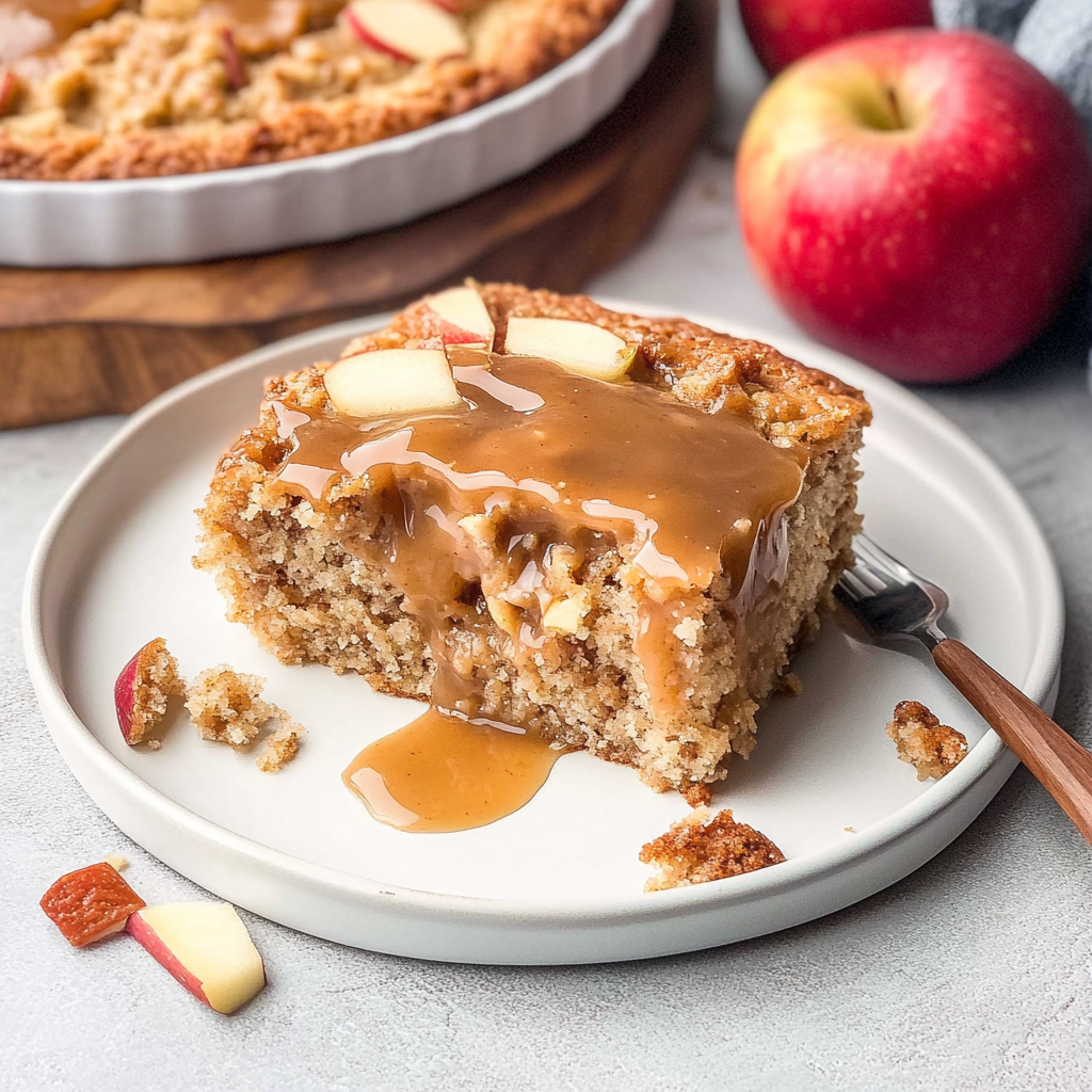 Recipe preparation for fresh apple cake