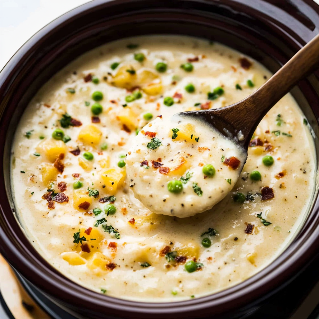 Recipe preparation for crock pot crack potato soup