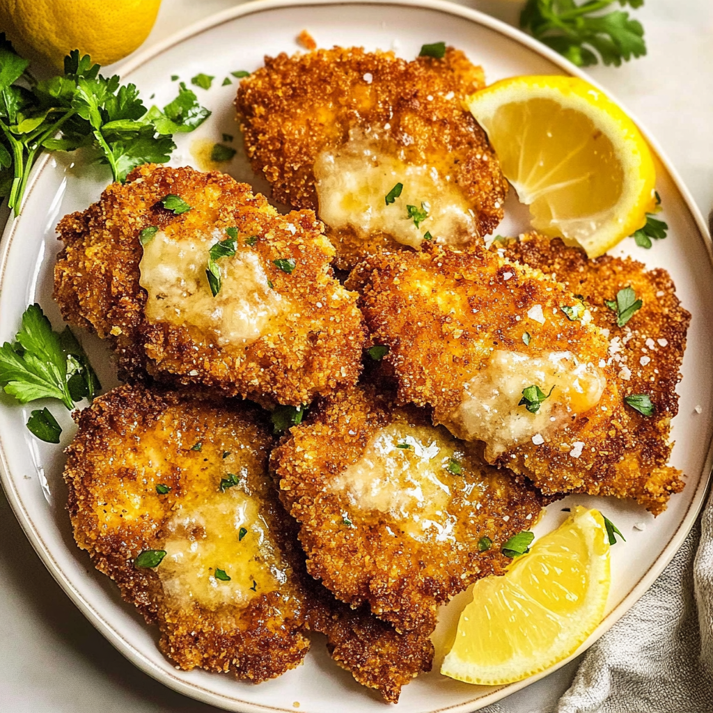 Recipe preparation for crispy parmesan crusted chicken