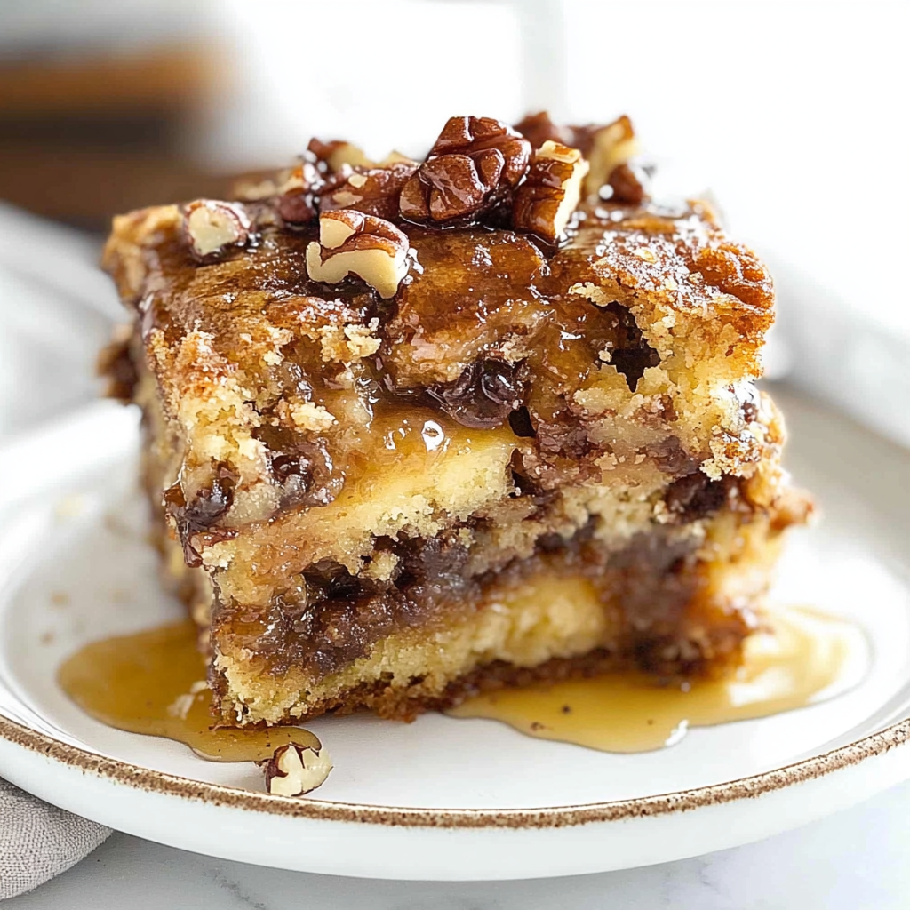 Recipe preparation for Maple Pecan Breakfast Bake