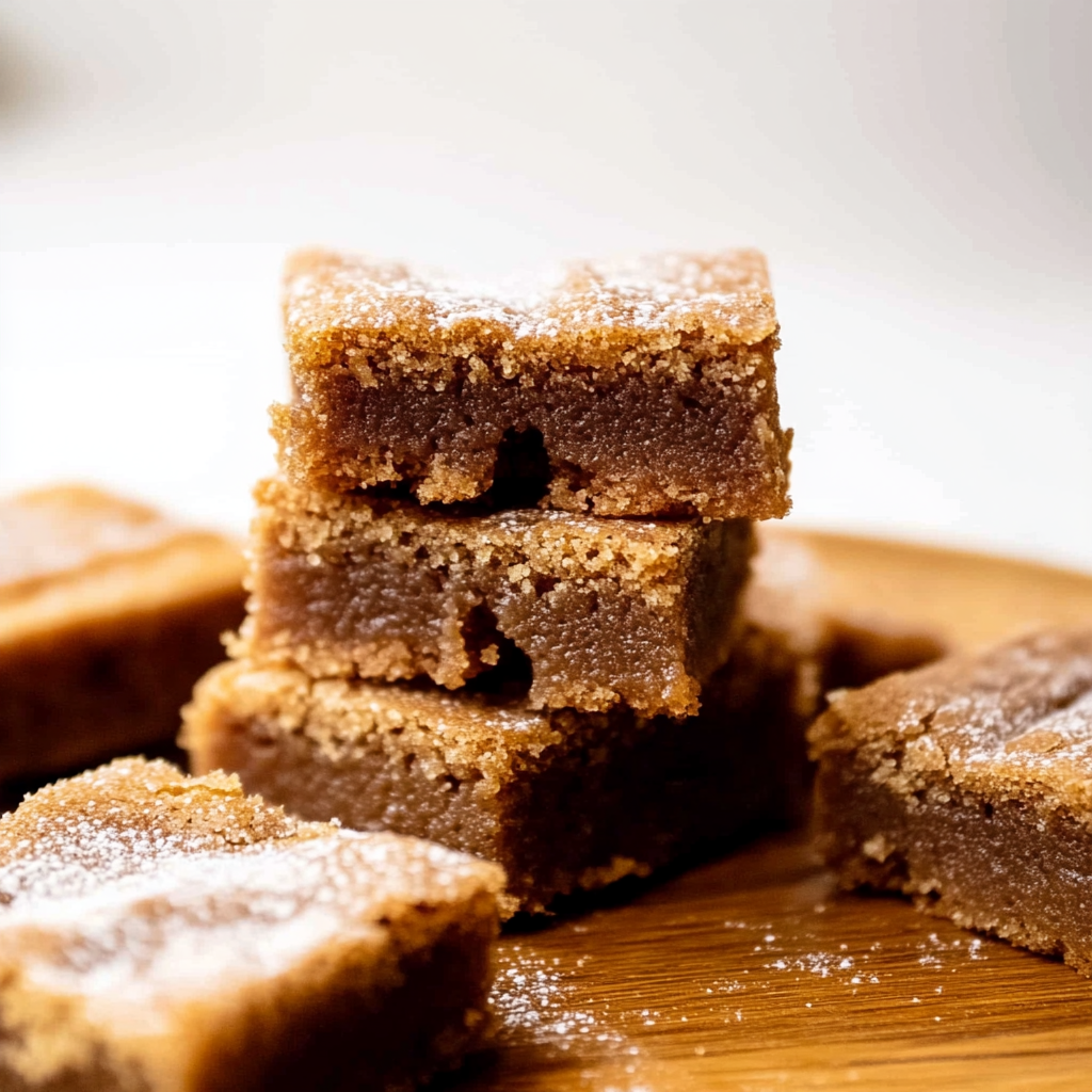 Recipe preparation for Cinnamon Sugar Churro Blondies