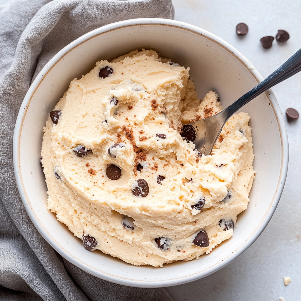 Recipe preparation for Cottage Cheese Cookie Dough