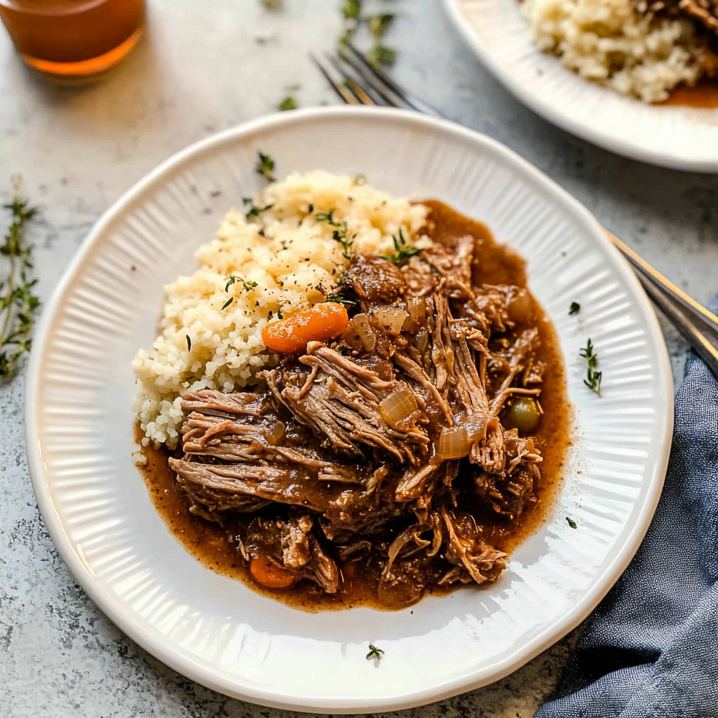 Recipe preparation for Bottle of Wine Braised Brisket
