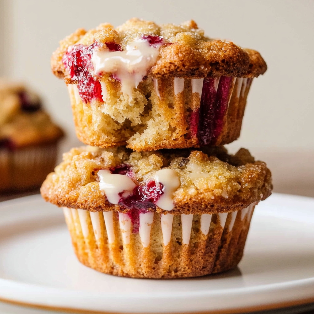 Recipe preparation for Cranberry Orange Muffins