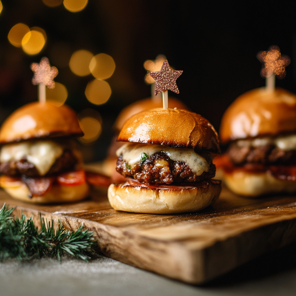 Recipe preparation for Christmas Party Mini Meatbal Sliders