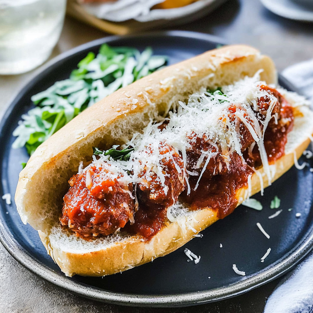Recipe preparation for ITALIAN MEATBALL SUB