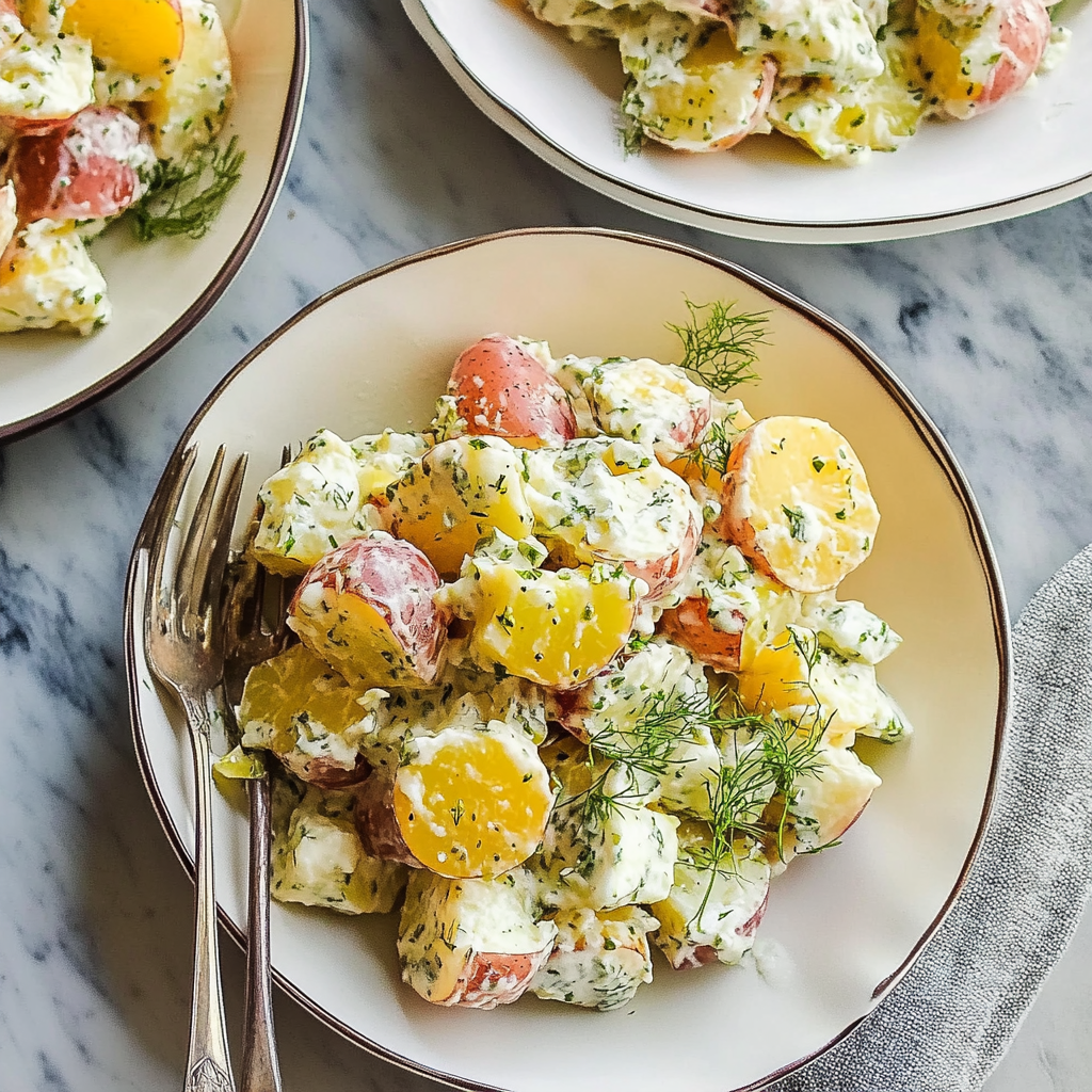 Recipe preparation for the best potato salad ever