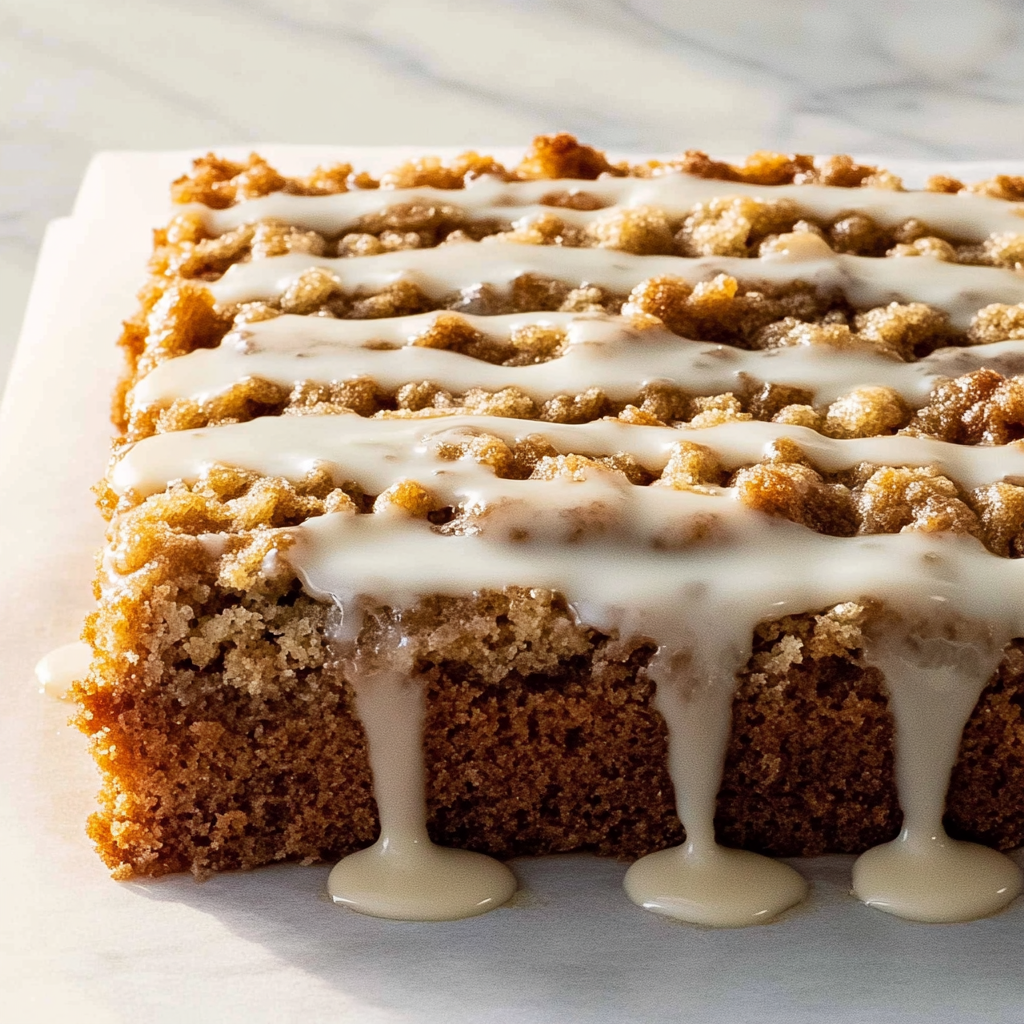 Recipe preparation for banana coffee cake