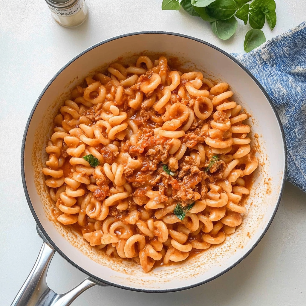 Recipe preparation for sun-dried tomato pasta