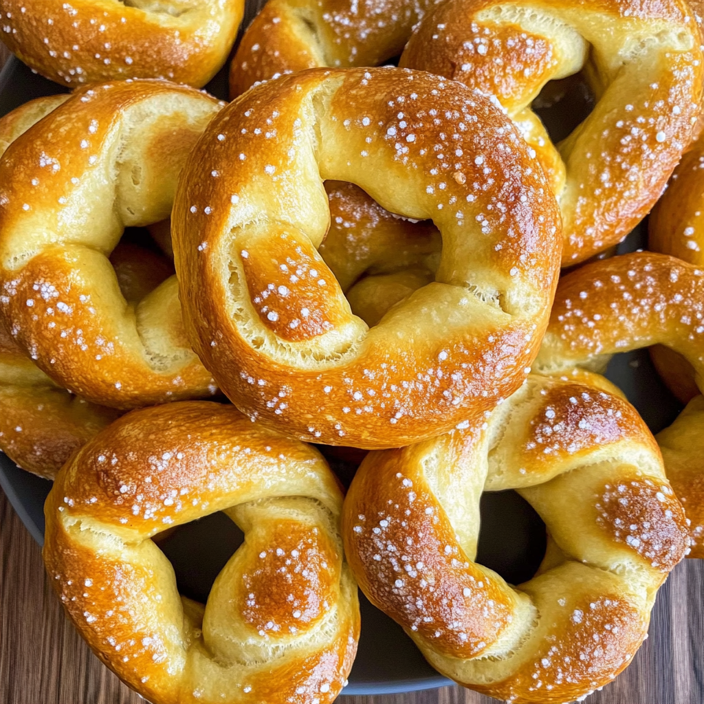 Recipe preparation for soft pretzel recipe