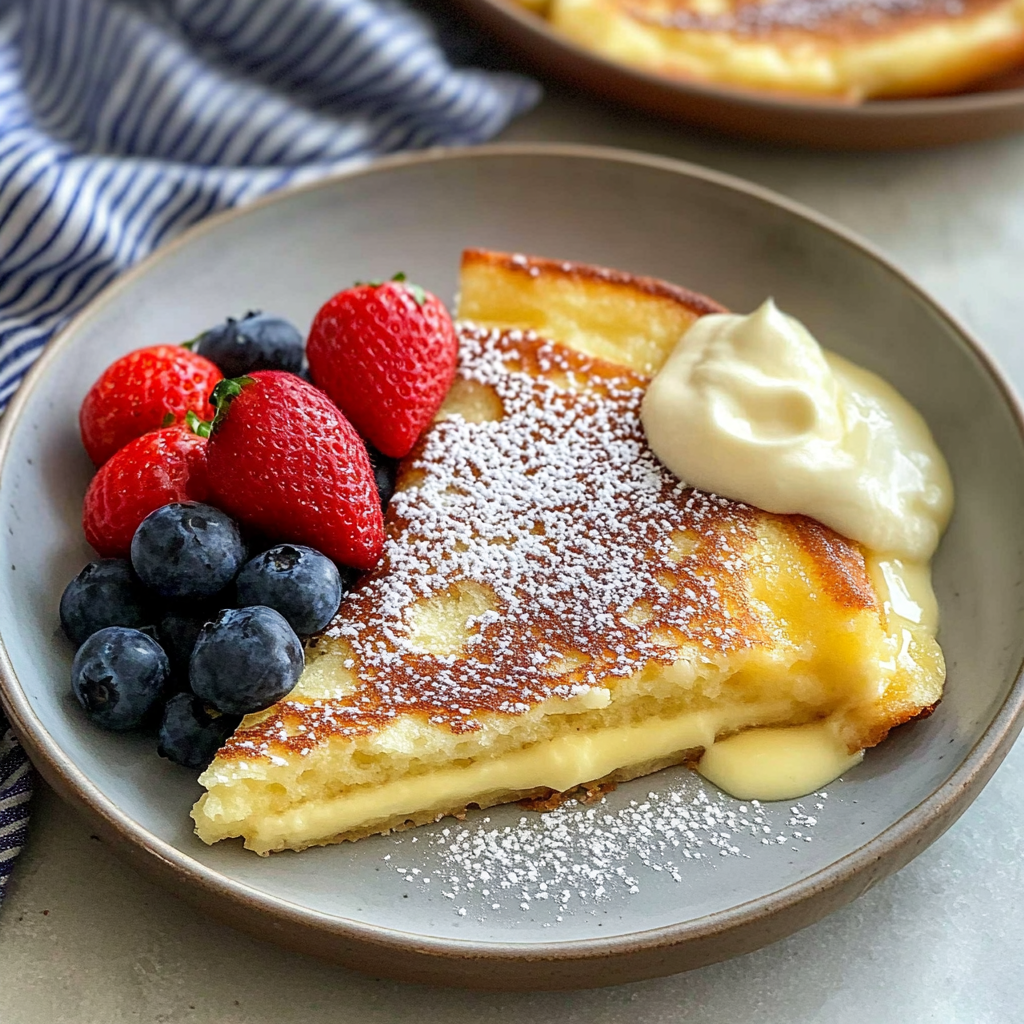 Recipe preparation for german pancakes