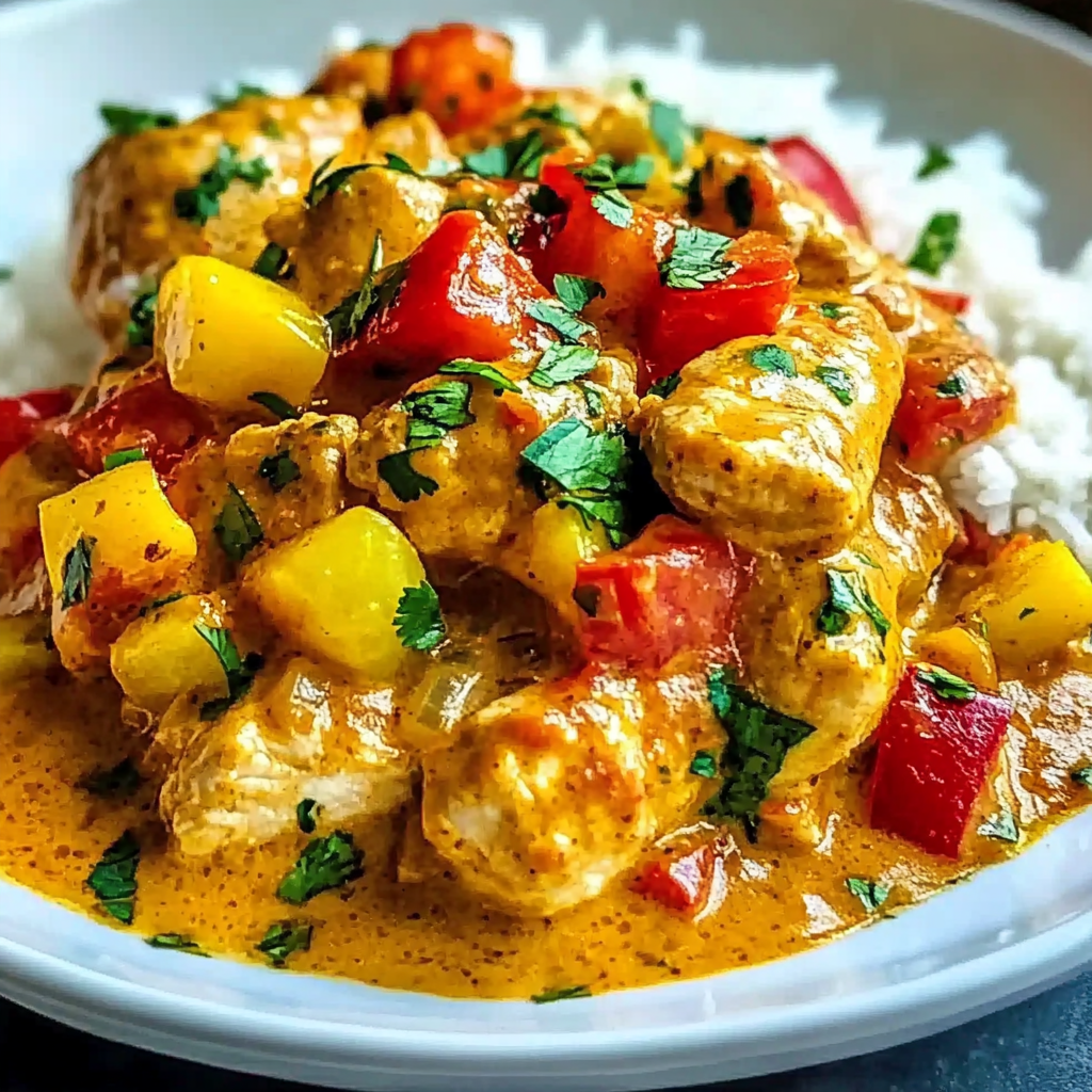 Recipe preparation for spicy brazilian coconut chicken