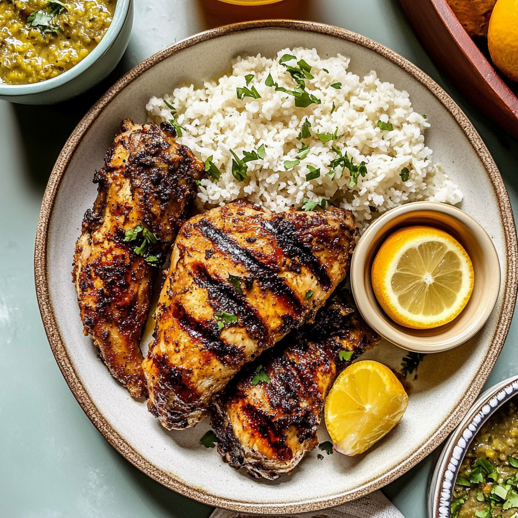 Recipe preparation for mojo chicken legs