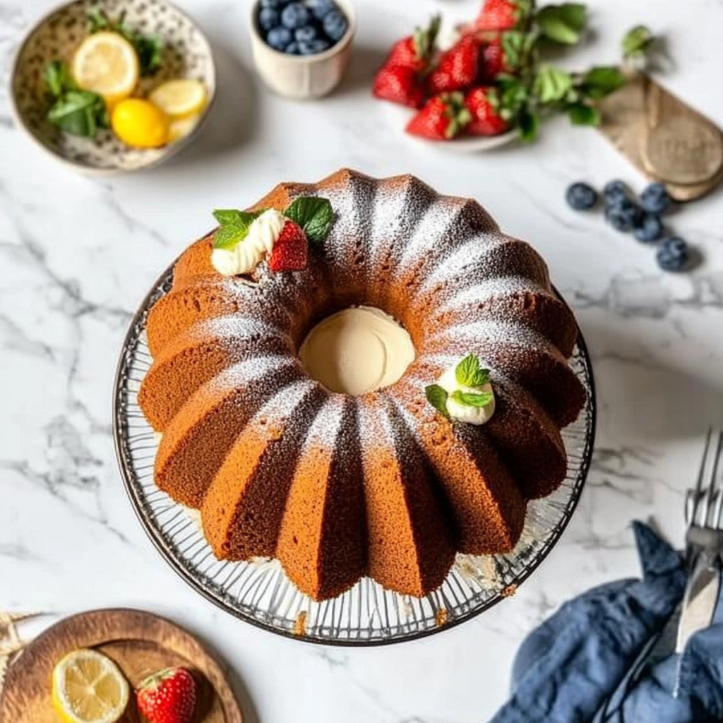 Recipe preparation for cream cheese pound cake