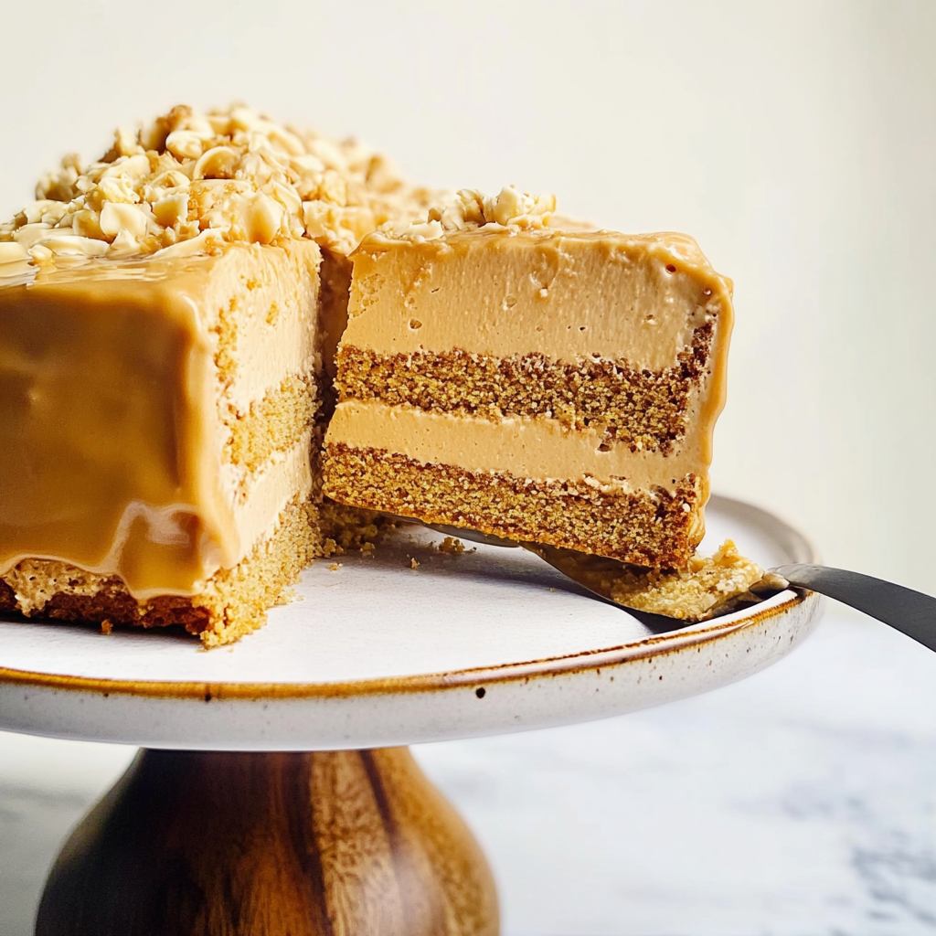 Recipe preparation for dulce de leche cake