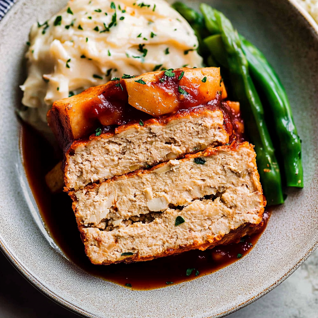 Recipe preparation for chicken meatloaf