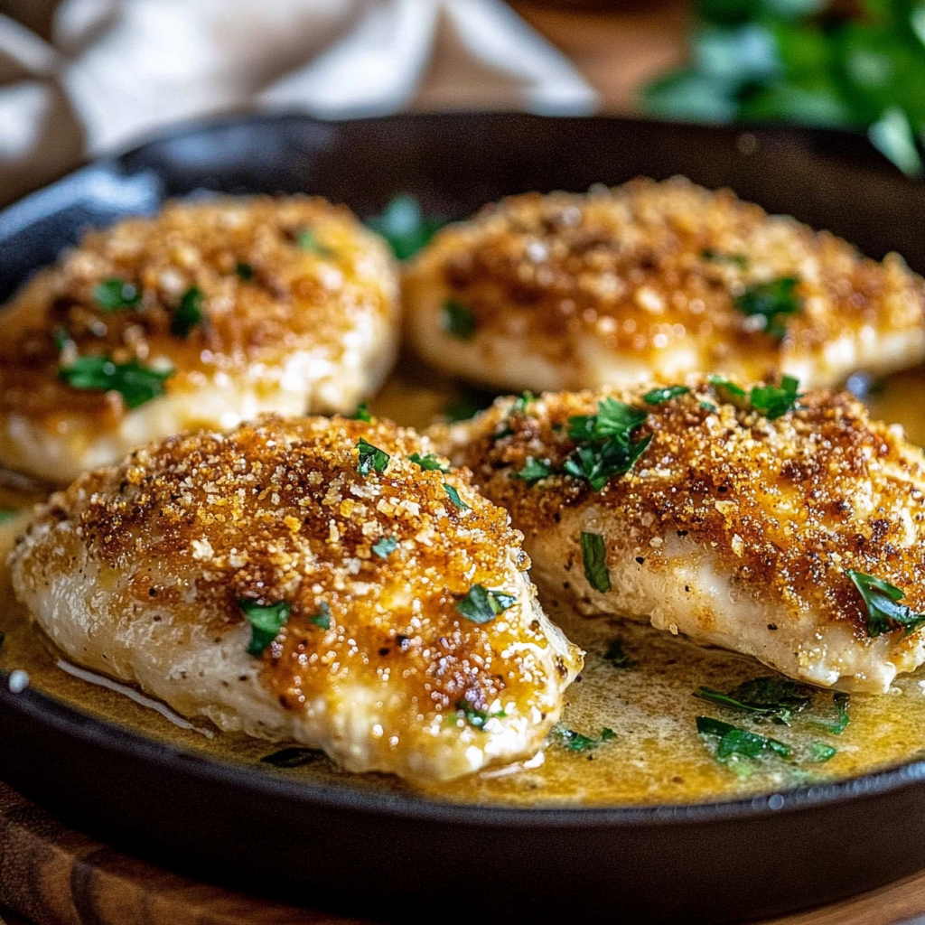 Recipe preparation for longhorn parmesan crusted chicken