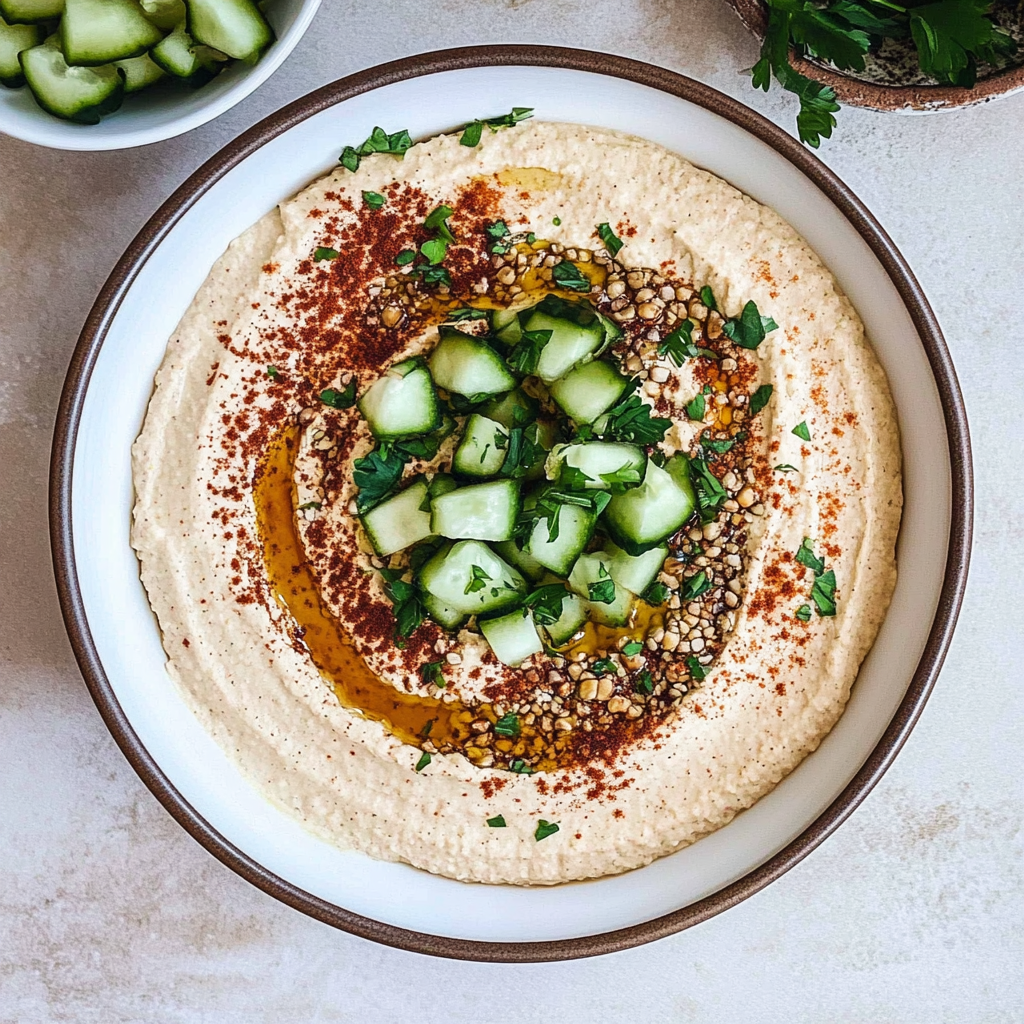 Recipe preparation for high-protein hummus