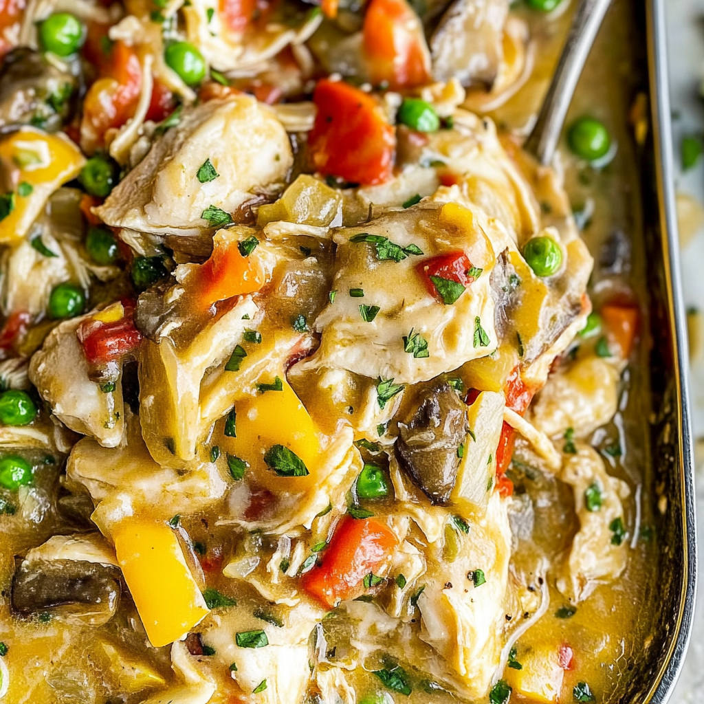 Recipe preparation for chicken ala king