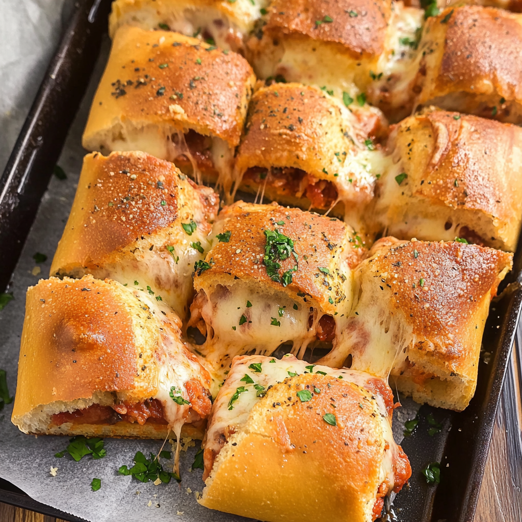 Recipe preparation for easy one pot pizza sliders