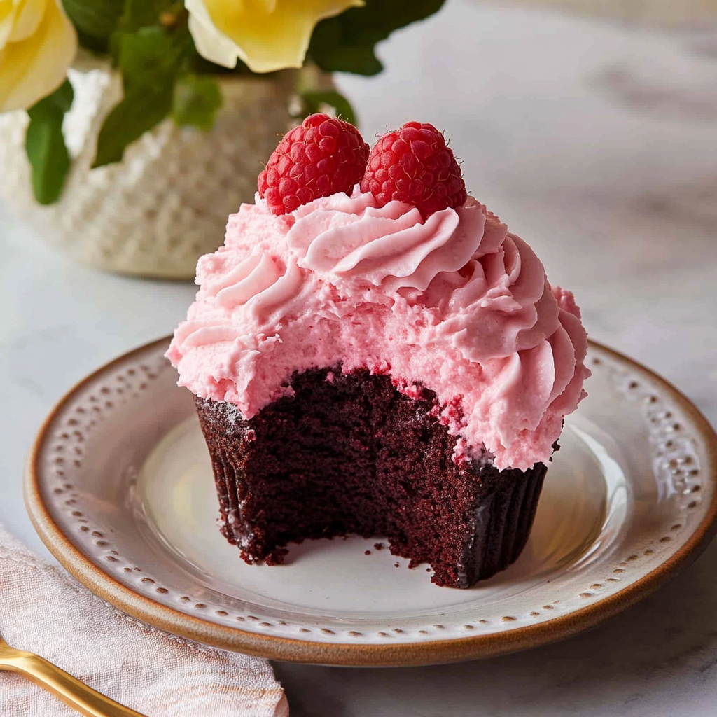 Recipe preparation for raspberry buttercream frosting