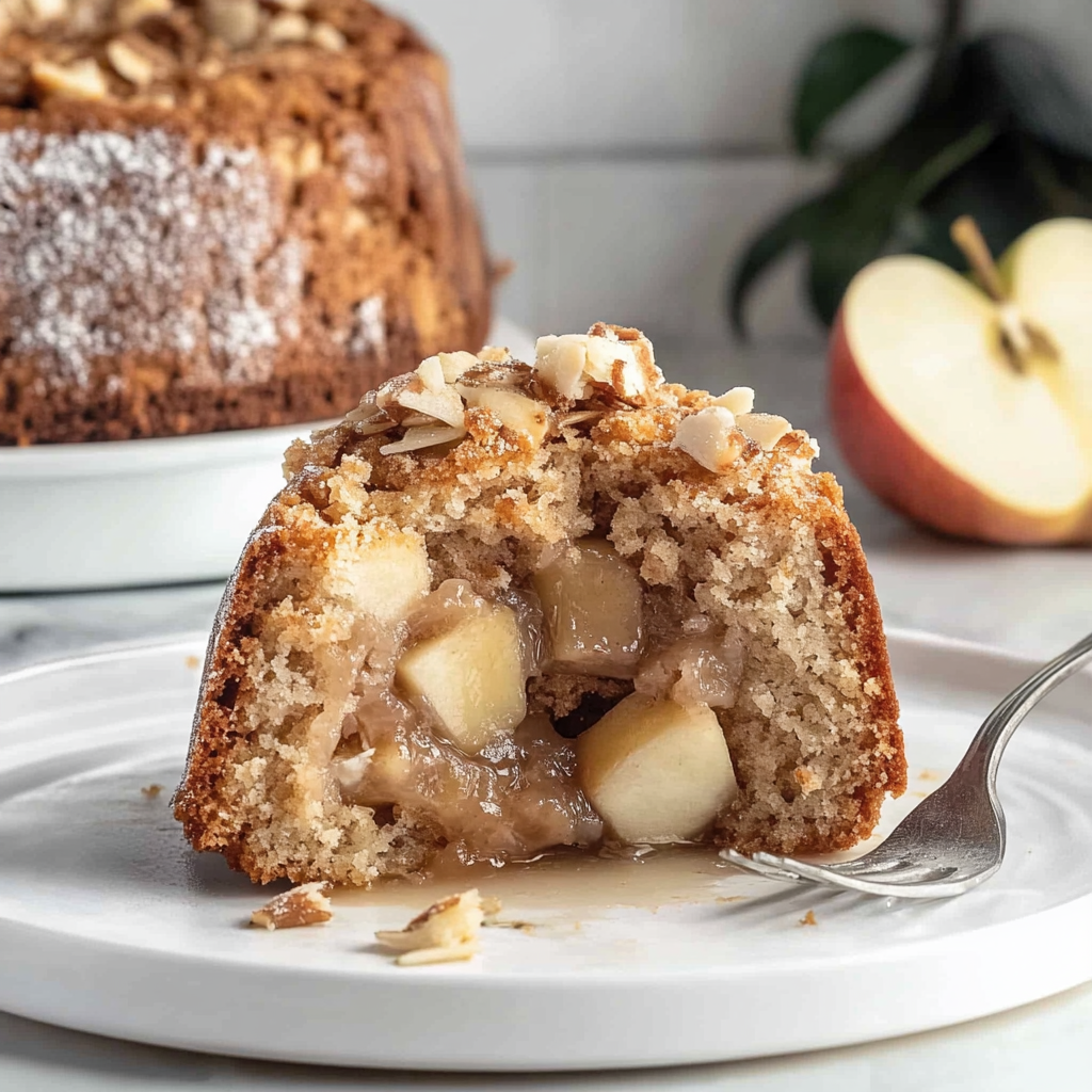 Recipe preparation for fresh apple cake