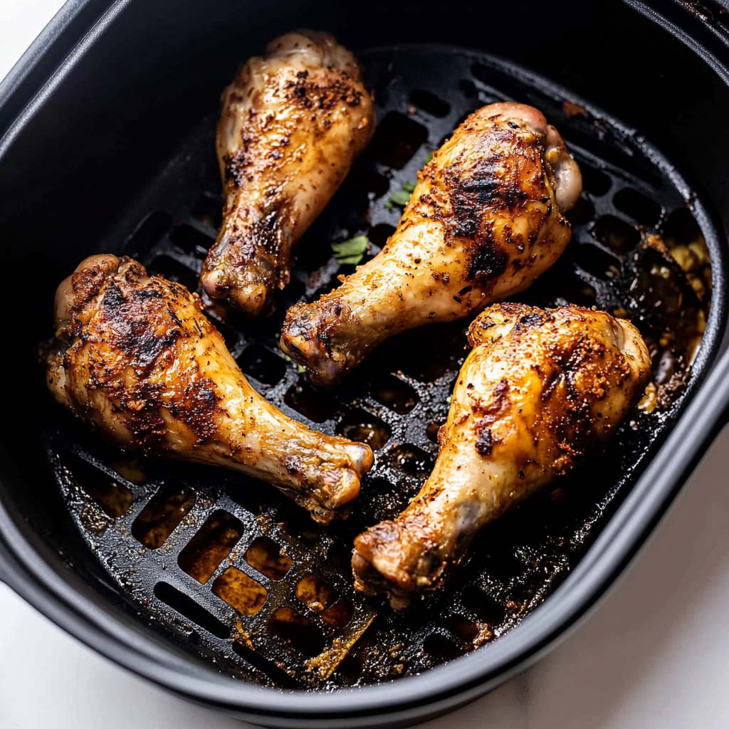 Recipe preparation for air fryer chicken legs
