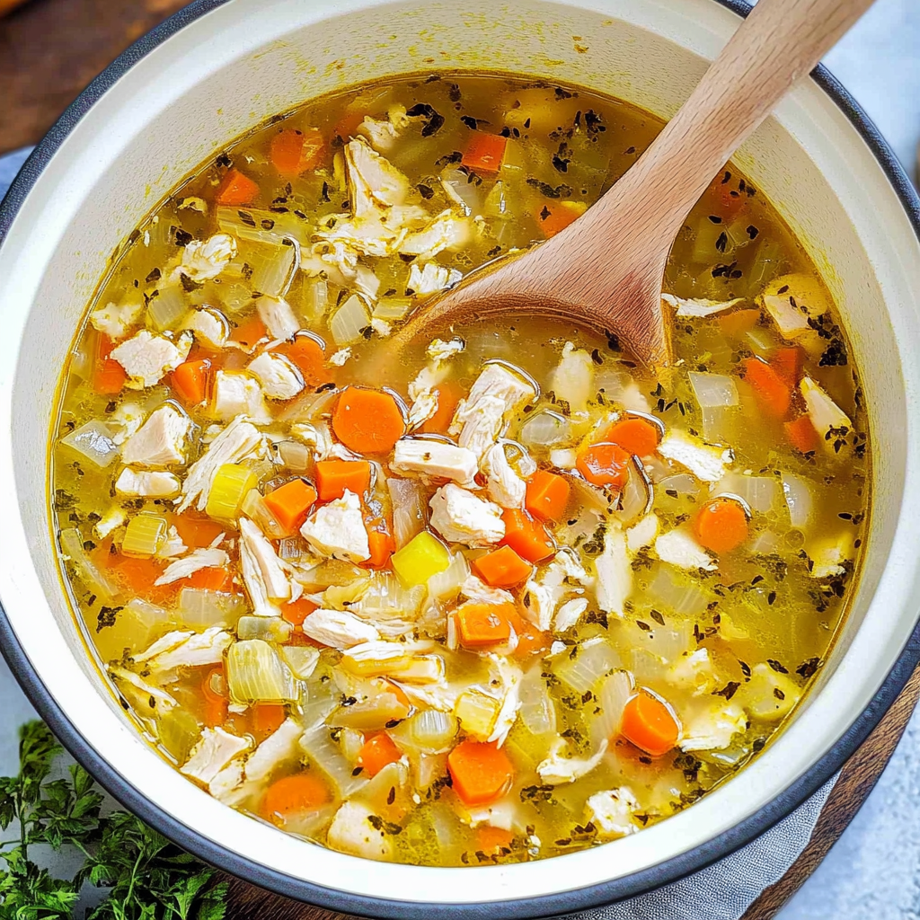 Recipe preparation for chicken pastina soup