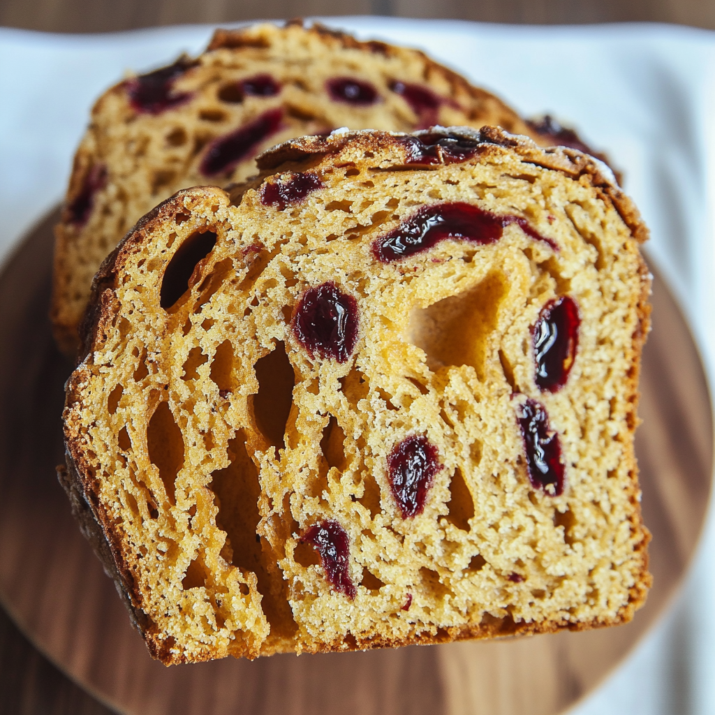 Recipe preparation for sourdough pumpkin bread