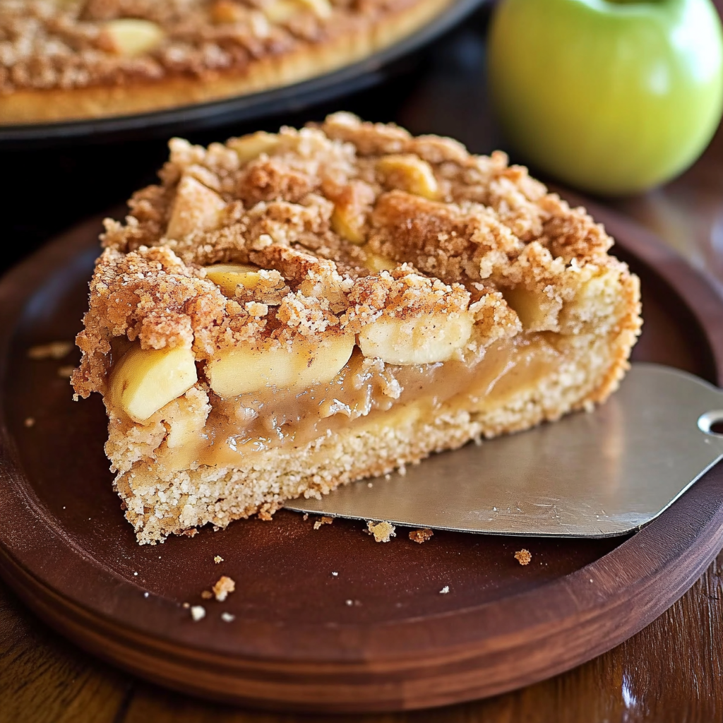 Recipe preparation for apple crumb coffee cake