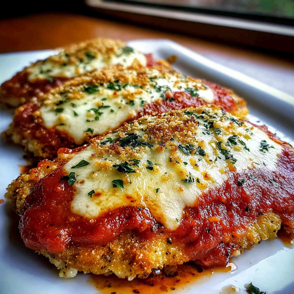 Recipe preparation for keto chicken parmesan