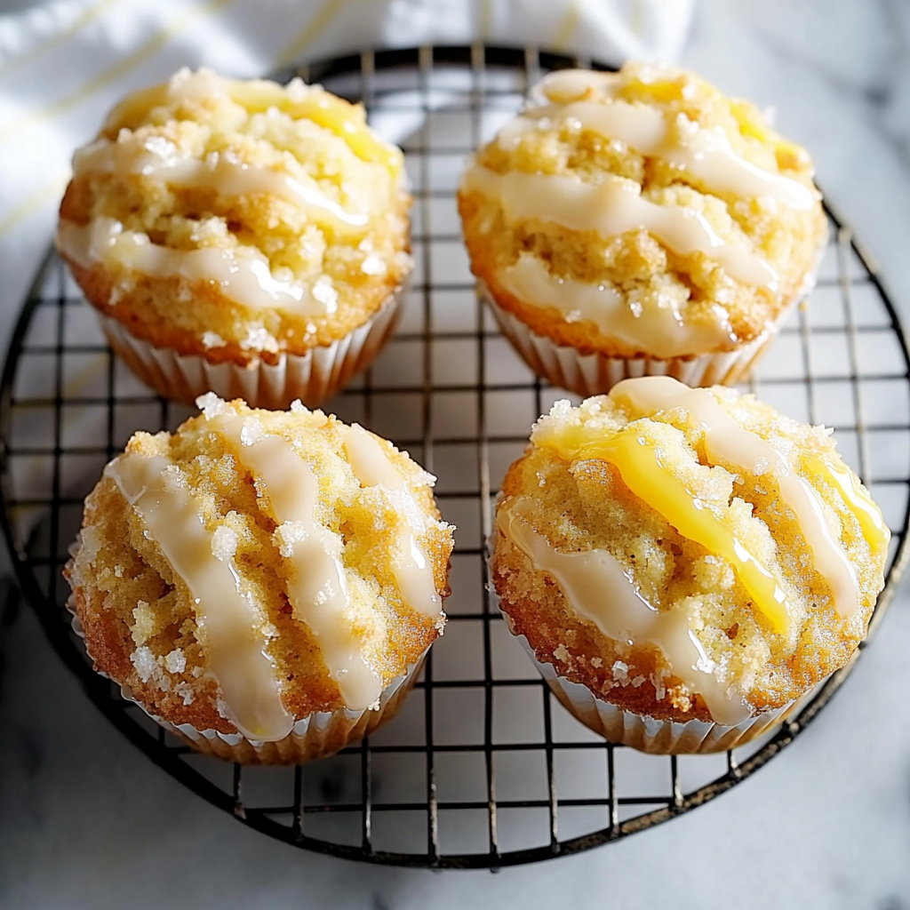 Recipe preparation for lemon cream cheese muffins