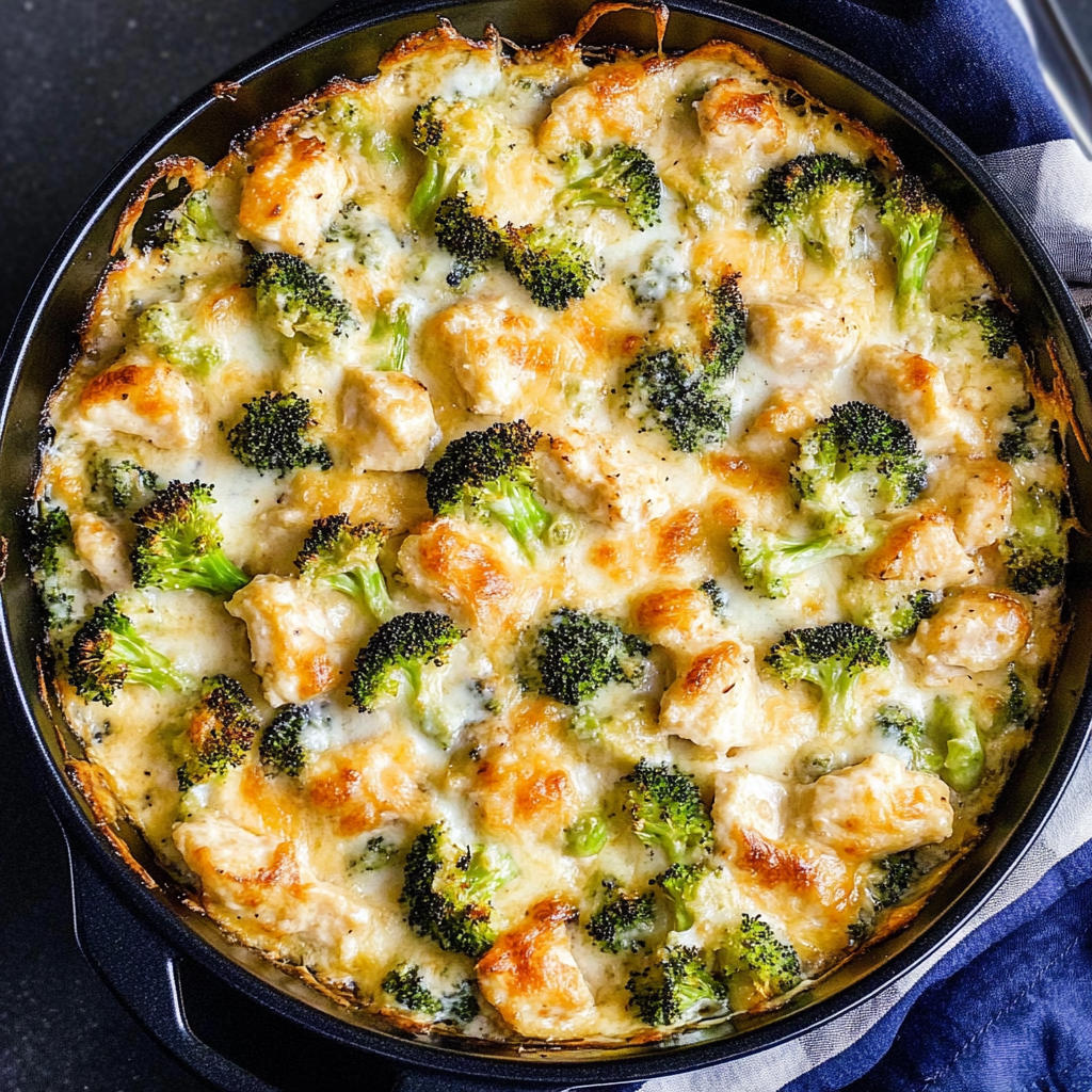 Recipe preparation for broccoli chicken casserole