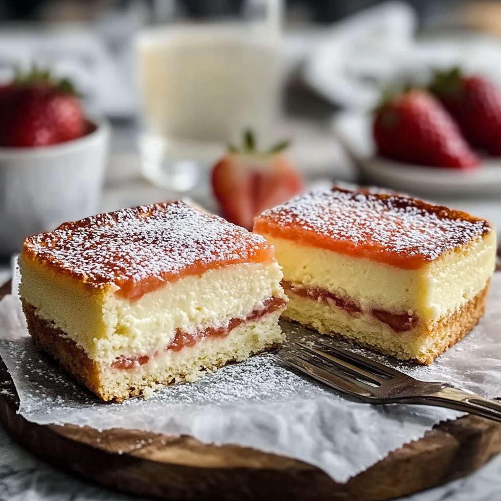 Recipe preparation for magic custard cake